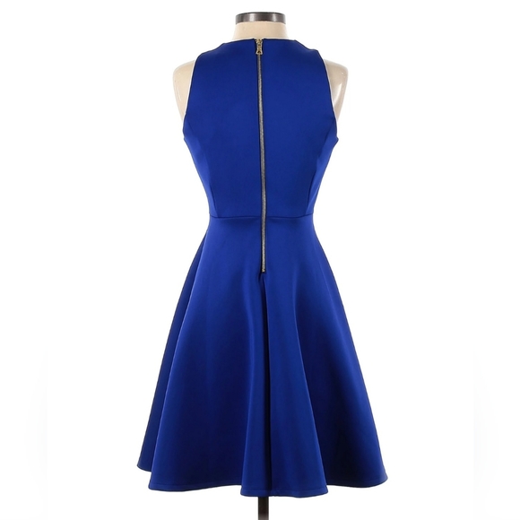 Milly Sapphire Blue Prom Dress Size 2 - Picture 4 of 5